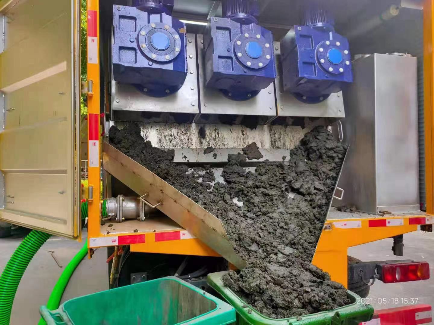 溆浦化粪池清掏城市维护站-泥浆净化干湿分离处理